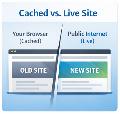 Why You Might Still Be Seeing the Old Website After Launch